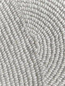 Alfombra redonda artesanal de lana Eleni