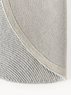 Alfombra redonda artesanal de lana Eleni