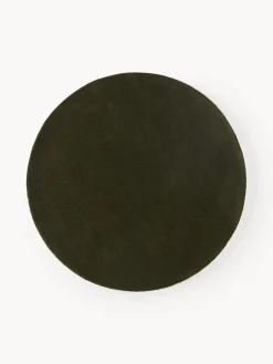 Alfombra redonda artesanal de lana Zayne