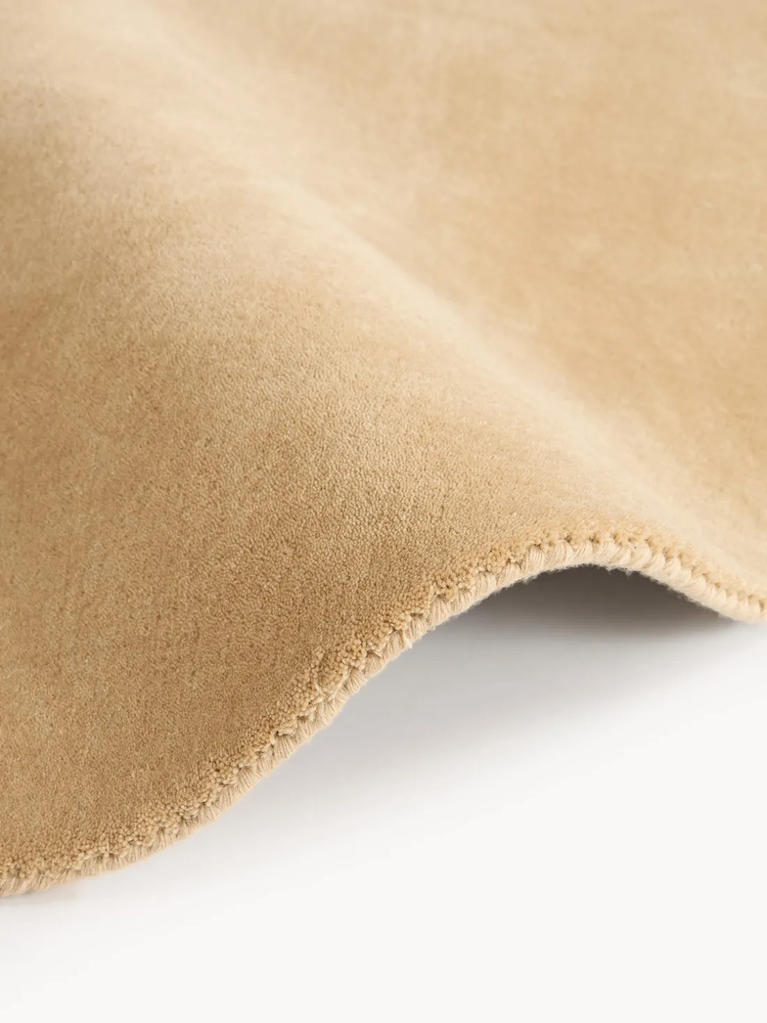 Alfombra redonda artesanal de lana Zayne