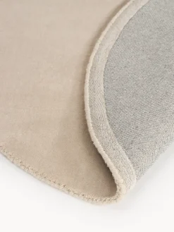 Alfombra redonda artesanal de lana Zayne