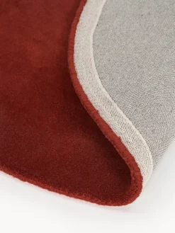 Alfombra redonda artesanal de lana Zayne