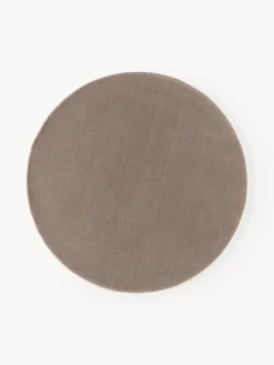 Alfombra redonda artesanal de lana Zayne