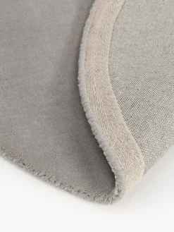 Alfombra redonda artesanal de lana Zayne