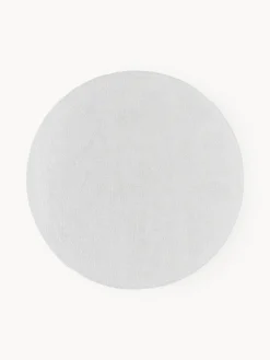 Alfombra redonda de algodón artesanal Lora