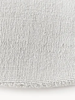 Alfombra redonda de algodón artesanal Lora