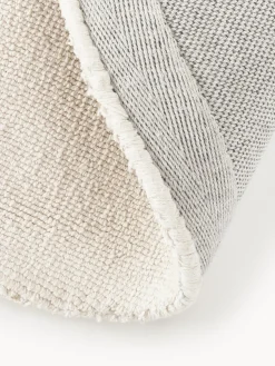 Alfombra redonda de algodón artesanal Lora