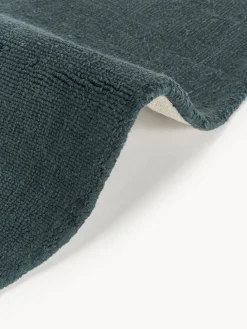 Alfombra redonda de algodón artesanal Lora