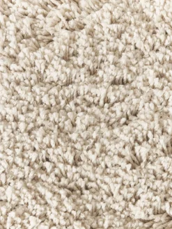 Alfombra redonda de pelo largo con flecos Dreamy