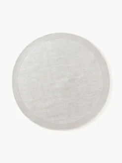 Alfombra redonda de pelo corto Kari