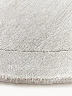 Alfombra redonda de pelo corto Kari