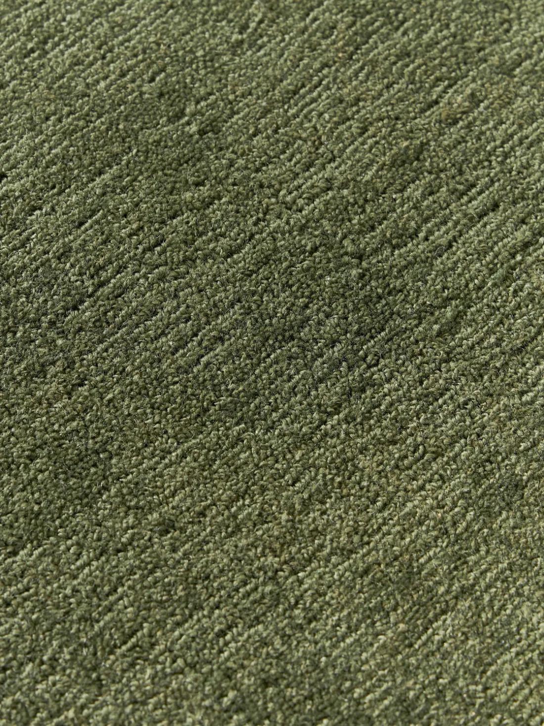 Alfombra redonda de pelo corto Kari