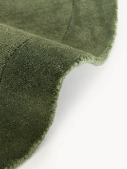 Alfombra redonda de pelo corto Kari