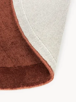 Alfombra redonda de pelo corto Kari