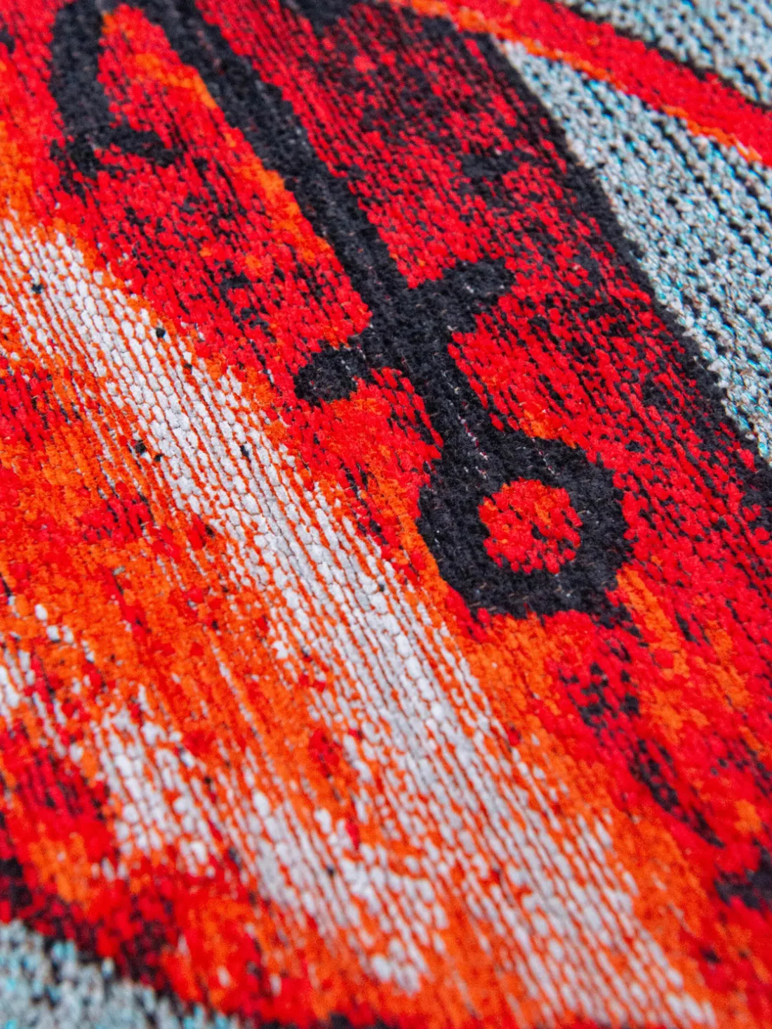 Alfombra redonda de pelo corto Pop