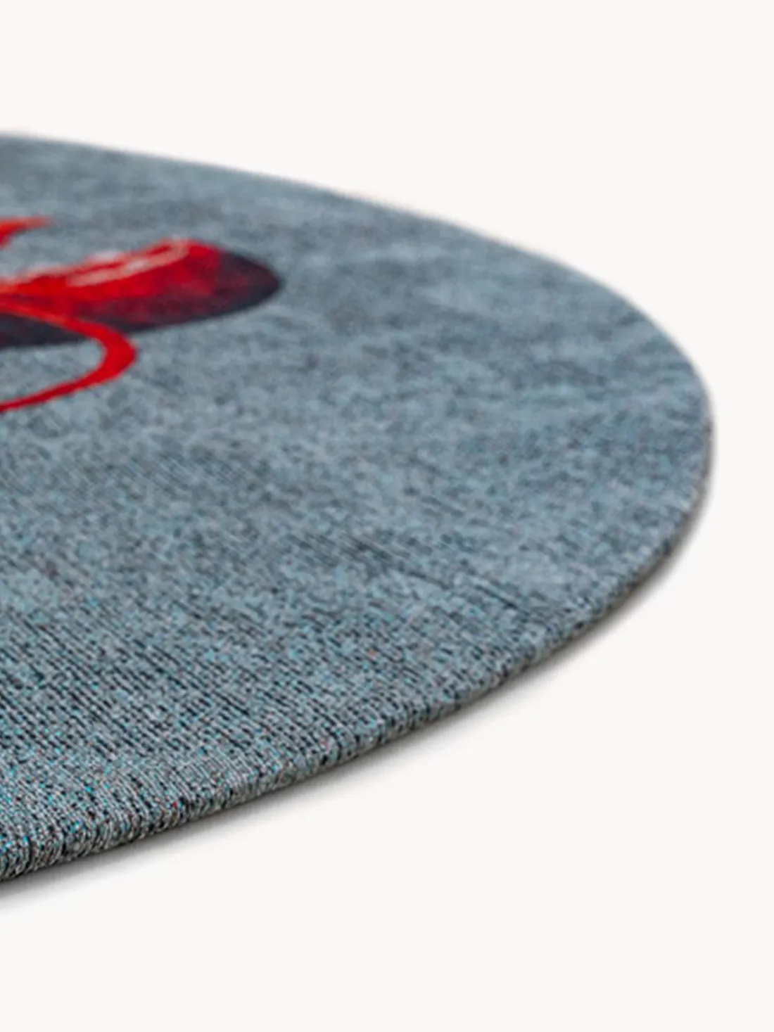 Alfombra redonda de pelo corto Pop