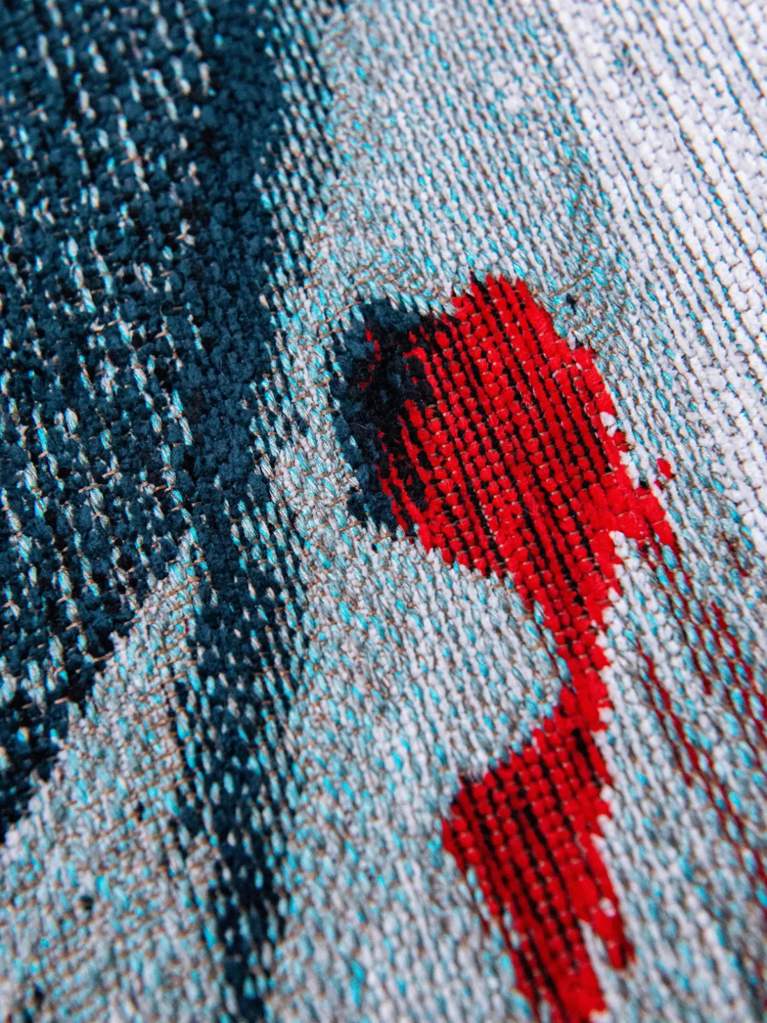 Alfombra redonda de pelo corto Pop