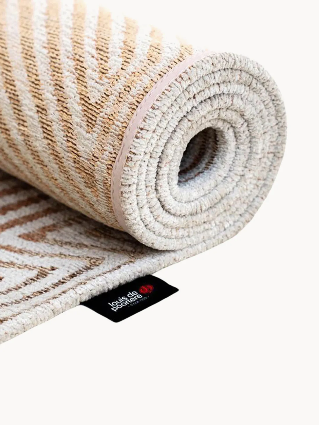 Alfombra redonda de tejido plano Coral