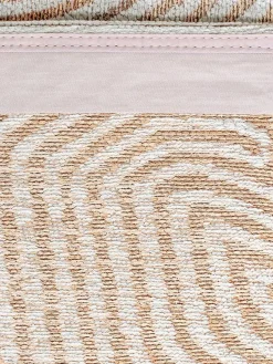 Alfombra redonda de tejido plano Coral