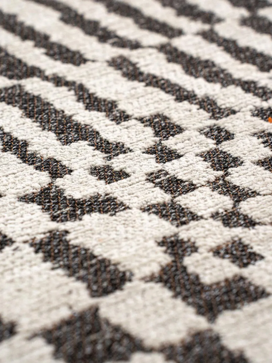 Alfombra redonda tejida Jacquard Barber