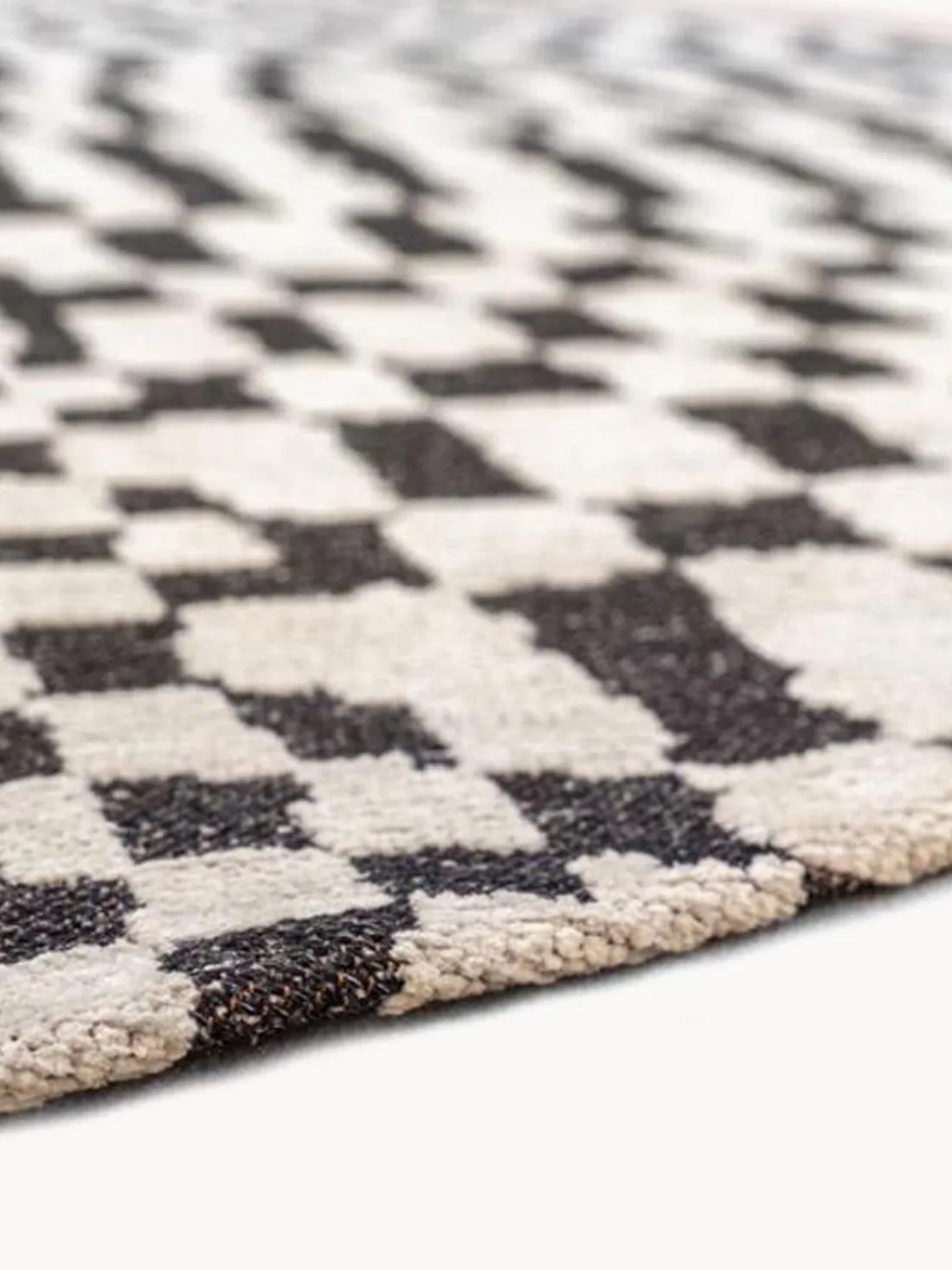 Alfombra redonda tejida Jacquard Barber