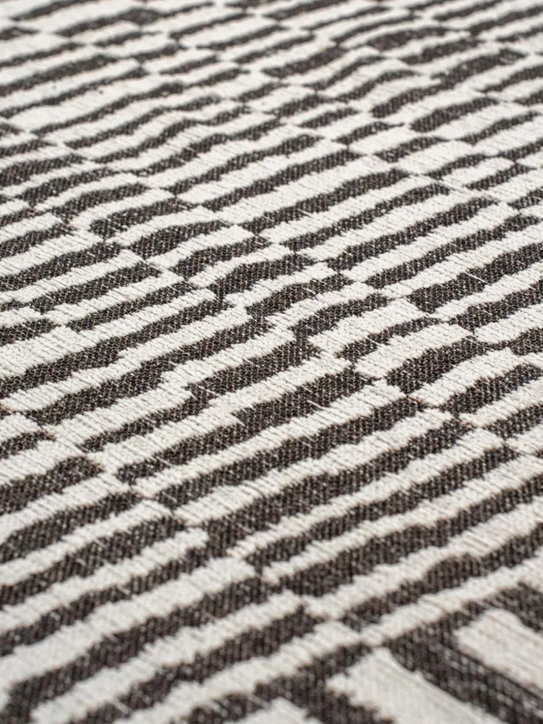 Alfombra redonda tejida Jacquard Barber