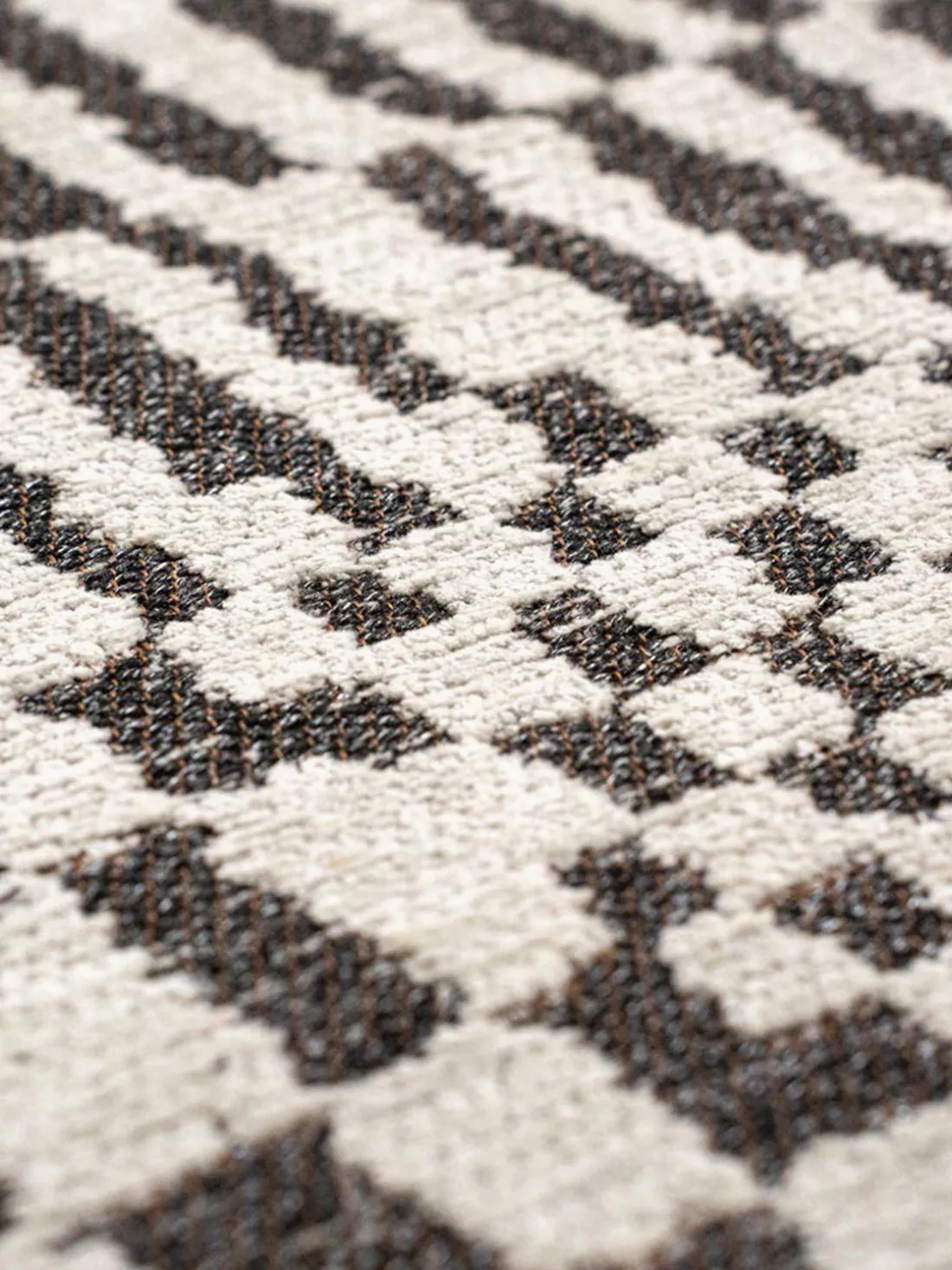 Alfombra redonda tejida Jacquard Barber