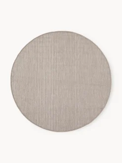 Alfombra reversible redonda para interior y exterior Whitby