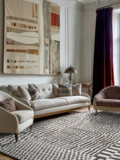 Alfombra tejida a mano Barber