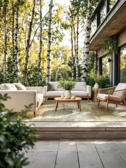 Alfombra tejida Jacquard Virgin Land