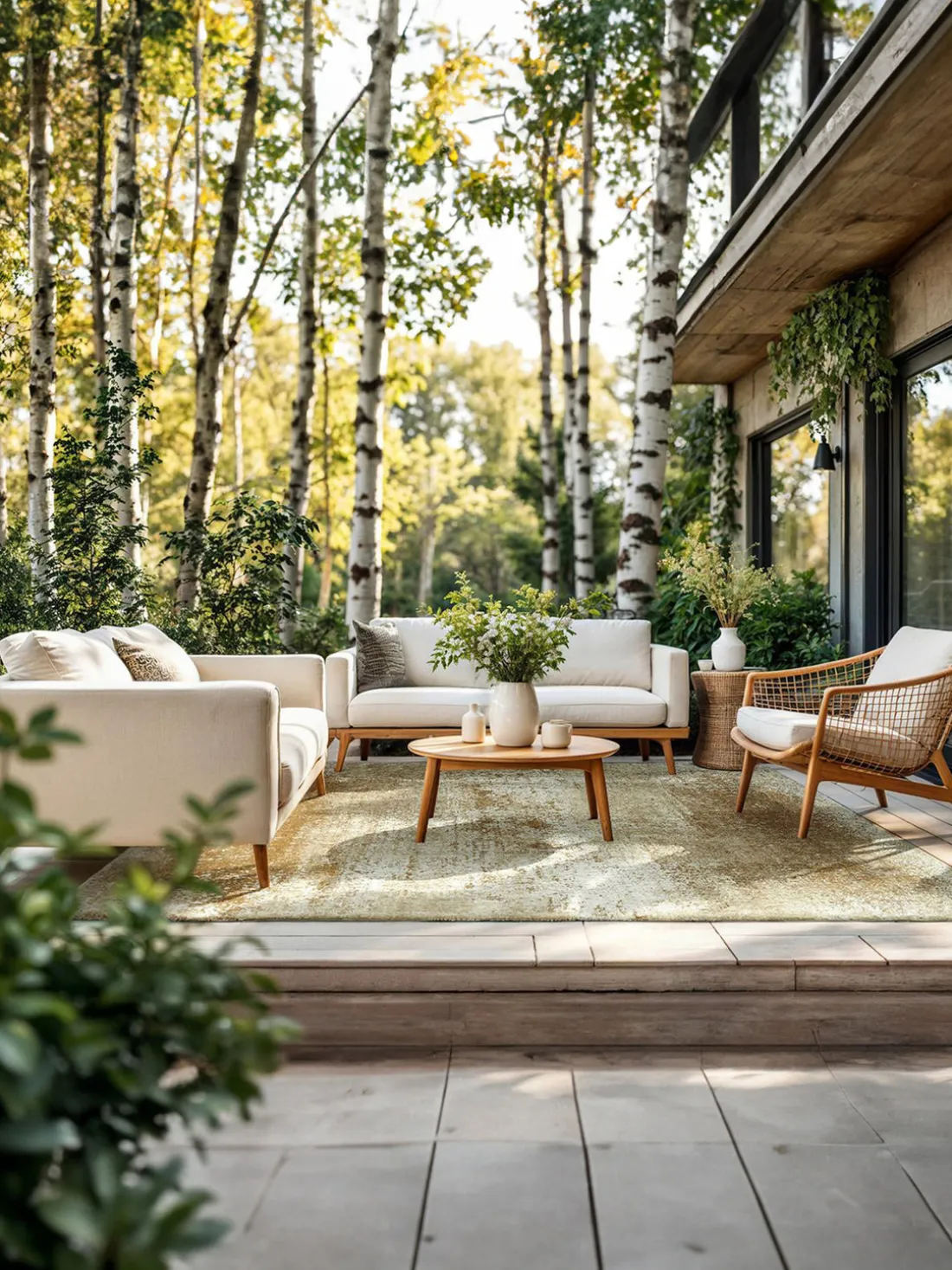 Alfombra tejida Jacquard Virgin Land