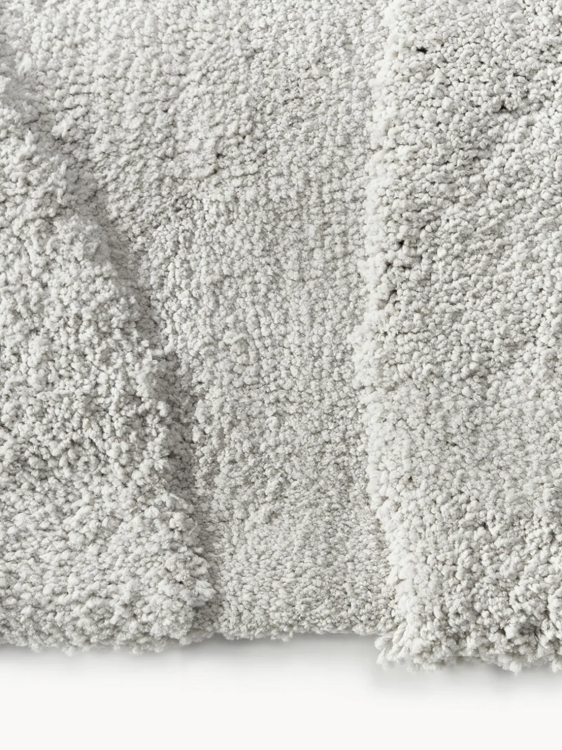 Alfombra texturizada de pelo largo Jade