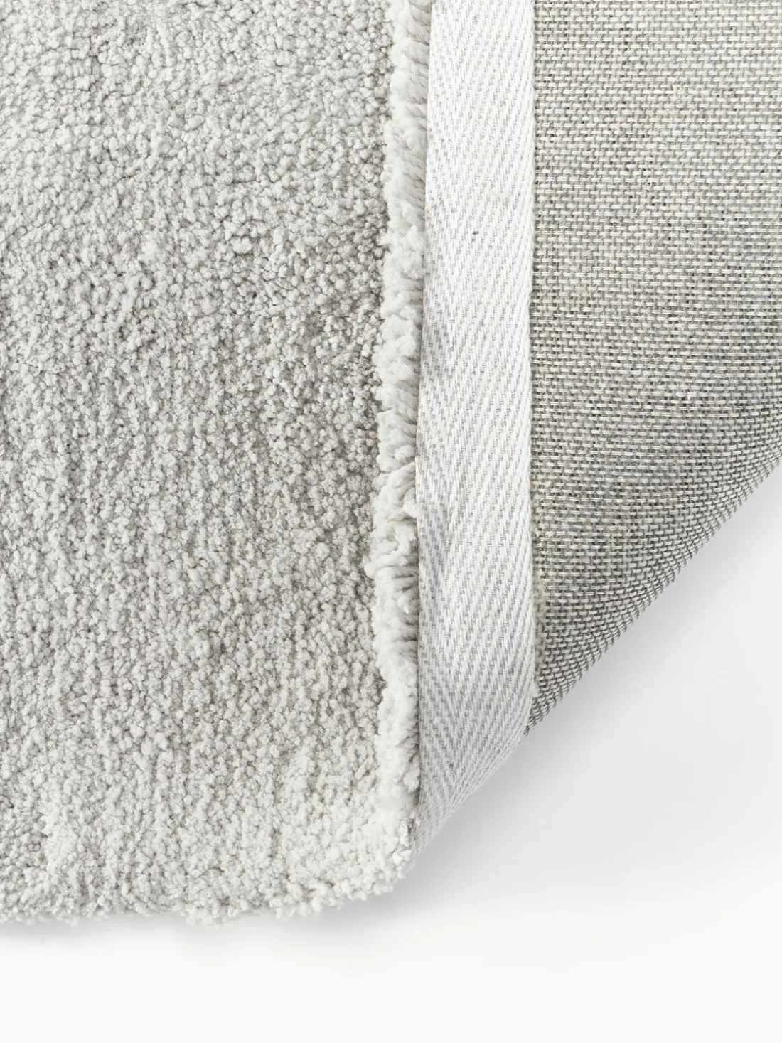 Alfombra texturizada de pelo largo Jade