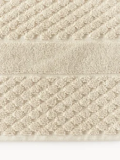 Alfombrilla de baño antideslizante con diseño de panal Katharina