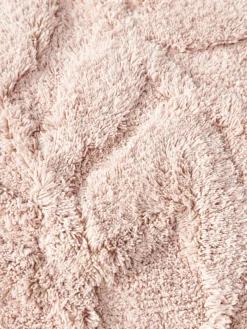 Alfombrilla de baño antideslizante con diseño en relieve Leaf