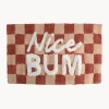 Alfombrilla de baño artesanal de algodón Nice Bum