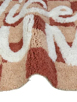 Alfombrilla de baño artesanal de algodón Nice Bum