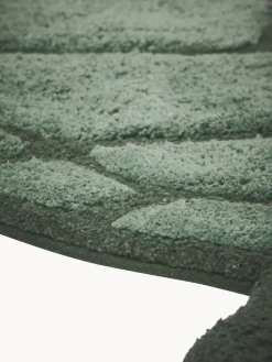 Alfombrilla de baño de algodón orgánico en forma de tortuga Lazy