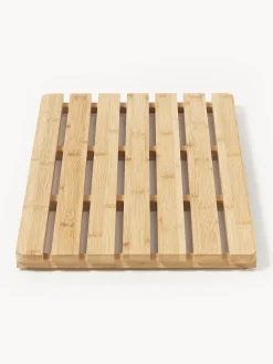 Alfombrilla de baño de bambú Kit