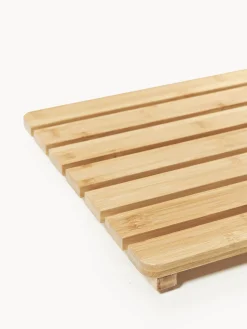 Alfombrilla de baño de bambú Kit