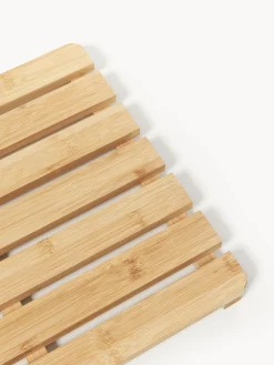 Alfombrilla de baño de bambú Kit