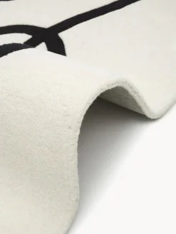 Alfrombra artesanal de lana Line