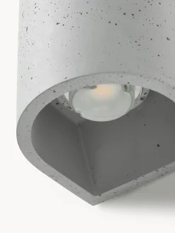 Aplique LED de hormigón para exterior Kyra