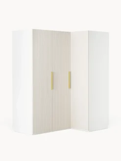 Armario esquinero modular Simone, 3 puertas (165 cm), variantes diferentes