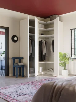 Armario esquinero modular Leon, 4 puertas (215 cm), diferentes variantes