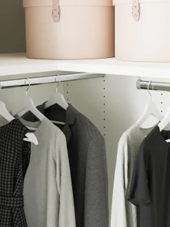 Armario esquinero modular Simone, 215 cm, variantes diferentes