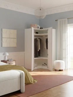 Armario esquinero modular Charlotte, 2 puertas (115 cm)