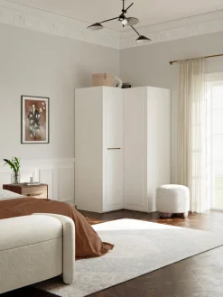 Armario esquinero modular Charlotte, 2 puertas (115 cm)