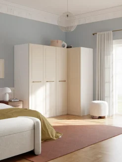 Armario esquinero modular Charlotte, 4 puertas (215 cm), diferentes variantes