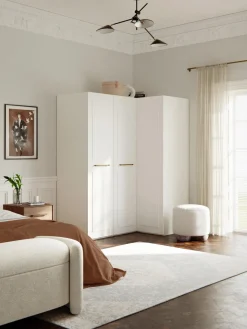 Armario esquinero modular Charlotte, 3 puertas (165 cm), diferentes variantes